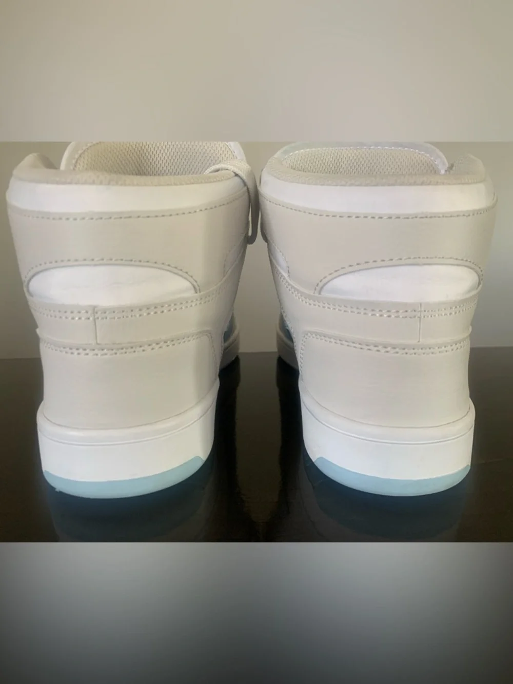 ✨ Puma Light Blue & White High-Top Sneakers size 8✨